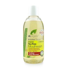 Dr Organic Antibacterial Tea Tree Mouthwash 500ml