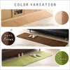 High Density hurannerumaikurofaiba-・kittinmatto Medium 50 X 210 cm Washable Rugs