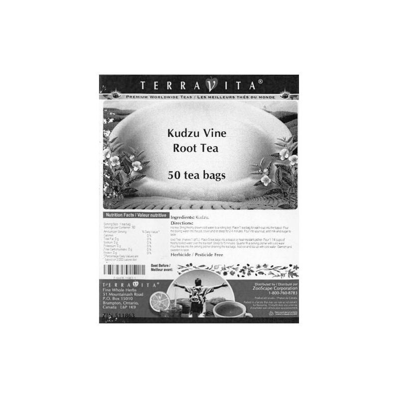 Kudzu Vine Root Tea (50 tea bags, ZIN: 511863)