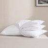 Pebed Adjustable Pillow 3 Layer Goose Feather Pillows Queen Size
