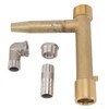 Brass Quick Coupler Valve Quick Insert Water Access Tool Garden