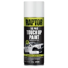 Raptor 1K Pro Universal Touch Up Paint Spray, Professional Grade, Tough & Durable, Extra Protection, White