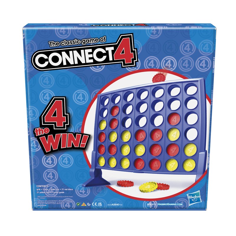 Hasbro Gaming Connect 4 Classic Grid, 4 in a Row