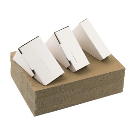 Mbc Mat Board Center 120 Pack Picture Frame Corner Protectors Cardboard Edges for Moving and Shipping