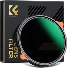 K&F Concept 43mm True Color Variable ND CPL Filter, 2-in-1 ND2- ND32 Polarizing Neutral Density Fader Polarizer Camera Lens Filter (Nano-X Series)