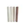 Pack of 4 Rustic Taper Candles, Height: 24 cm, Diameter: