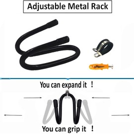 Pmsanzay Cap Organizer Hanger, Hat Holder, Hat Rack, Hat Organizer for Wall Installation - great way to save space and keep all your hats in one place. 20+ Hat Capacity, Black - No Hat