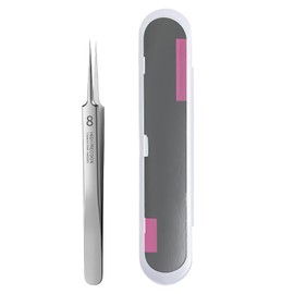 Stainless steel tweezers for blackheads and acne, pointed tweezers for blackheads, precise pimple remover tool, ultra-fine tweezers for blackheads, pimples, comedones, blemishes