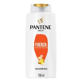 Shampoo Pantene Fuerza y Reconstrucción con Pro-vitaminas, Proteínas y Aceite de Argán 700 ml