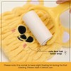 LCBD Microfiber Hair Towel Wrap for Kids, Yellow Bear Dry