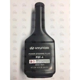 GENUINE Hyundai Fluid PSF-4 Power Steering Fluid Bottle 12 fl. oz. (00232-19020)