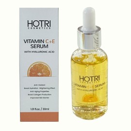 HOTRI COSMETICS Vitamin C+E Serum with Hyaluronic Acid, Anti-Aging Face Serum, Brightening and Hydrating, 30 ml