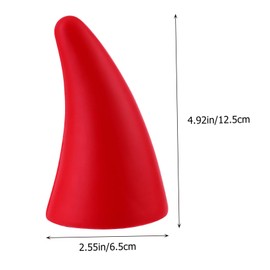 Kichvoe 2 Pcs Car Styling Devil Horns Sticker Bumper Protector Elasticity Collision Decoration Fun Auto Accessory for Identification