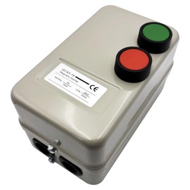 Magnetic Electric Motor Starter Fit for Air Compressor Magnetic Electric Motor Switch Replacement for 380V 4KW 10-16AMP - 5.5 HP 3 Phase or Single Phase Magnetic Switch Motor Starter