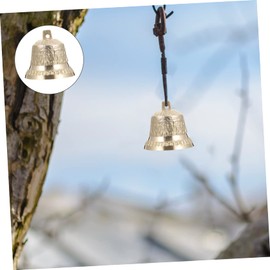 WOONEKY Vintage Copper Bell Pendant Decor Hanging Bell for Home Window Ornaments Doors Walls Unique Design Crisp Sound Premium Craftsmanship