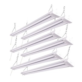 THKSGOD Linkable LED Shop Light 4ft,5000K Daylight White,led Shop Light for Garage 4500LM Super Bright,Shop Light for Workshop