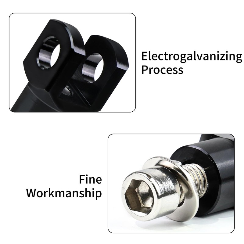 Motorcycle Foot Pegs Mount Supports Compatible with Harley Softail FX
