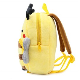 KISSOURBABY 3D Cute Cartoon Little Plush Baby Backpack Baby Toy Bag(Crocodile)