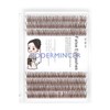 Bodermincer 231 Clusters D Curl Dark Brown/Black Individual Eyelash Extension