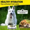 TrioGato Outdoor Dog Pet Water Sprinkler Easy Activated Dog Water