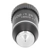 FOUF Lente de Objetivo de Microscopio 100x, Acromática, Negro, Vidrio