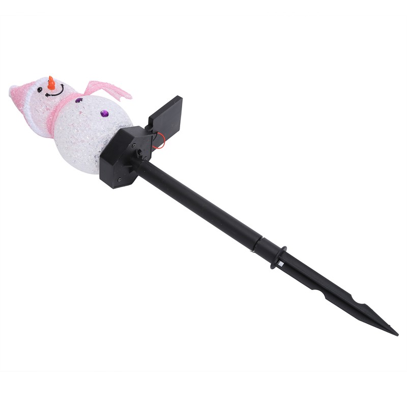 Snowman LED Lamp Landscape Garden Solar Lawn Christmas Cartoon Decorative