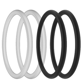 Patella Knee Strap Knee Brace Patella Band 4 Pack, Athletics Elasticity Fixed Protection Patella Ring 2 Pair High Compression Elastic Rubber Patella Knee Strap Bone Knee Rope Ring (4 Pack)