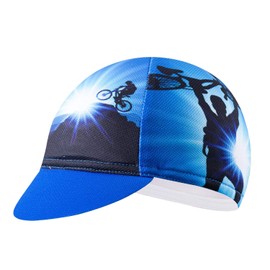 JPOJPO Cycling Cap Men Bike Hat Helmet Polyester Breathable Sweat Absorbent