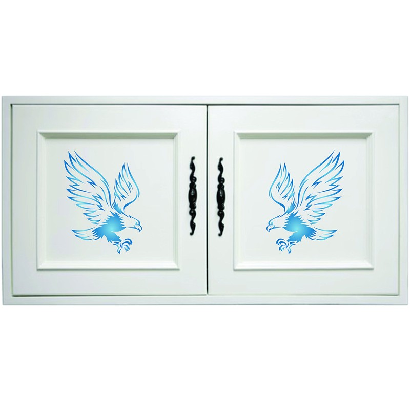 Eagle Stencil - 11.5 x 15cm (S) - Reusable Bird