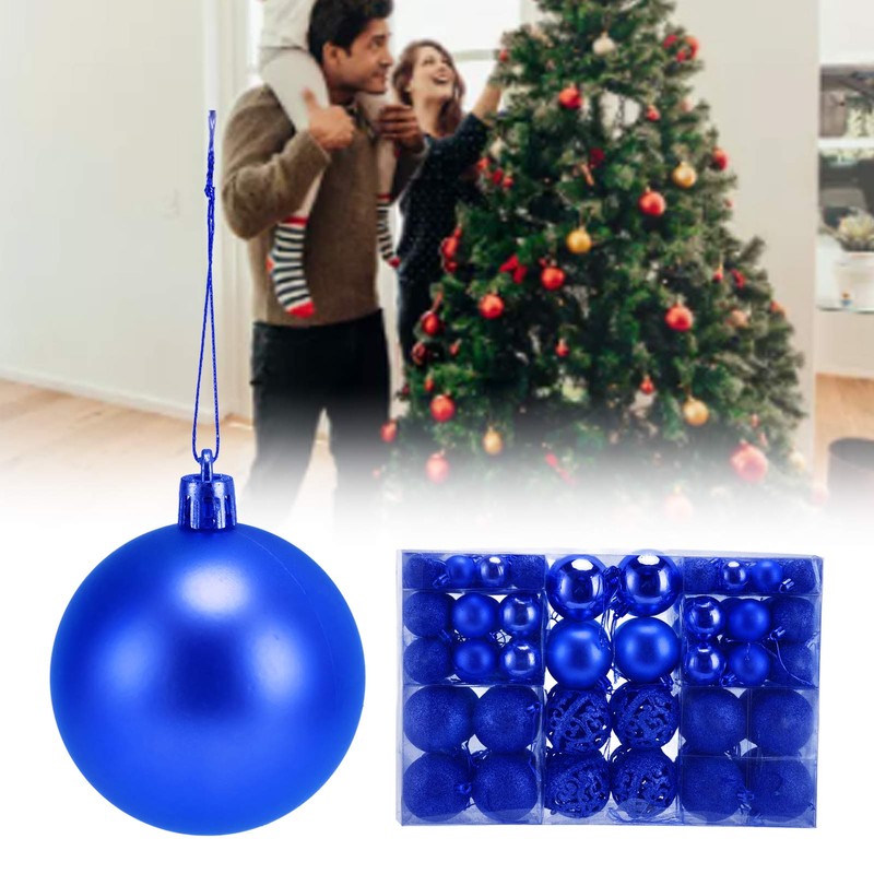 100pcs Christmas Ball Ornaments Shatterproof Hanging Balls for Christmas Tree