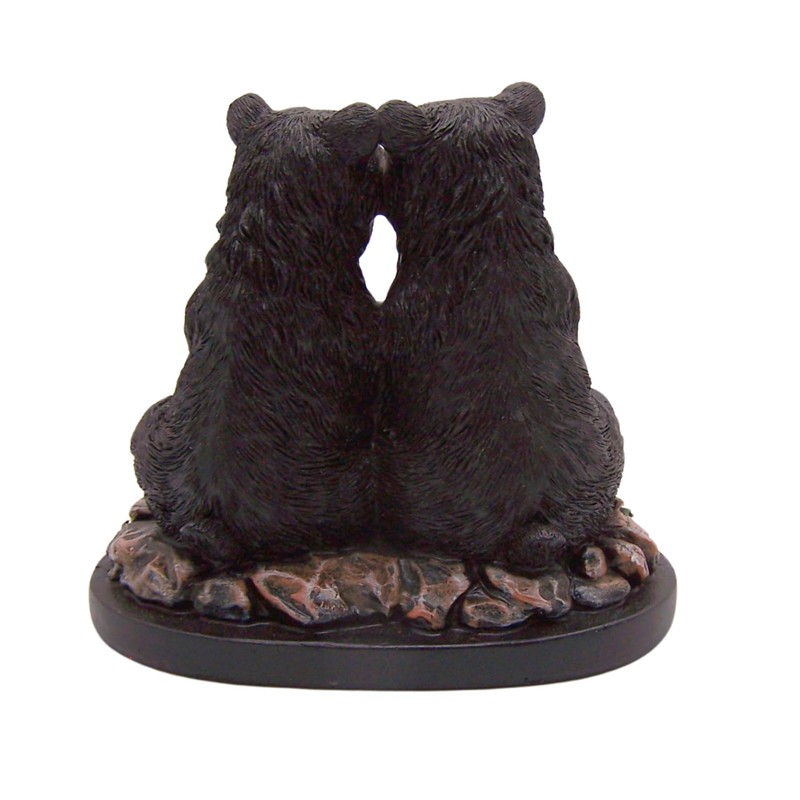 Forever Together Bear Couple Figurine, Rustic Cabin & Lodge Decor,
