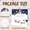 RYSMH Kids Thank You Cards, Outer Space Themed Fill In