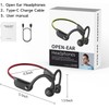 Bone Conduction Headphones,Open Ear Wireless Headphones Bluetooth 5.2 Sport Headset