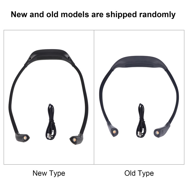 Neck Book Light USB Rechargeable Portable LED Neck Hanging Lamp