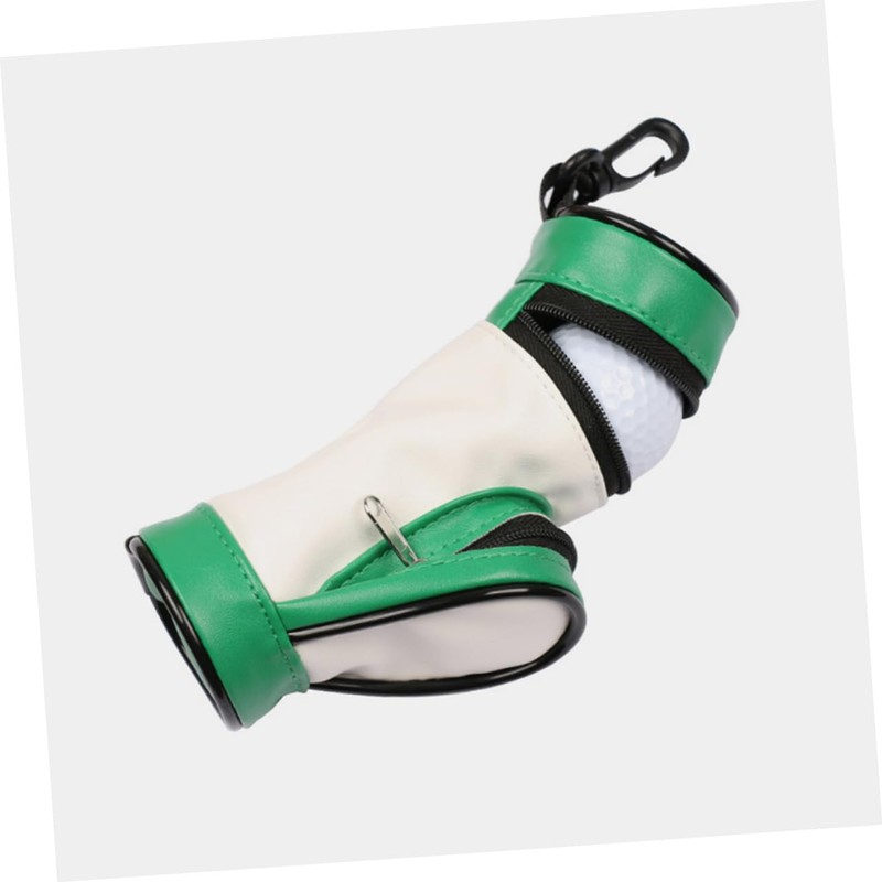 WOONEKY Stylish Golf Ball Holder Lightweight PU Carrying Pouch for