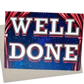 Congratulations Card, You Did It Greeting Card (7X5 Inch and Blank Inside) for proud of you notecard, congrats, job well done - 760