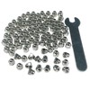 ZDingTech 50pcs 1/4-20 Acorn Cap Nuts,1/4-20 Cap Nuts,Acorn Hex Cap