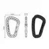 Tactical Carabiner Hook Plastic D-Ring Heavy Duty Spring Snap Hook