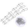 Pack of 200 Fishing Lock Snaps Swivel #0#1#2#3#4 with Box