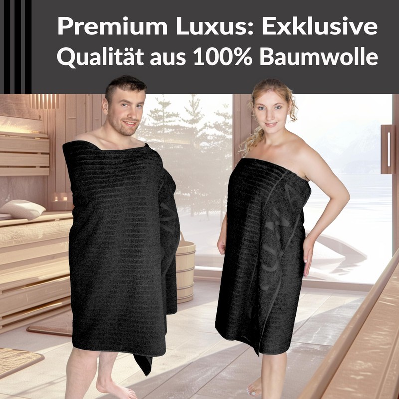 Lashuma Copenhagen Men's Large Sauna Towel 85 x 200 cm