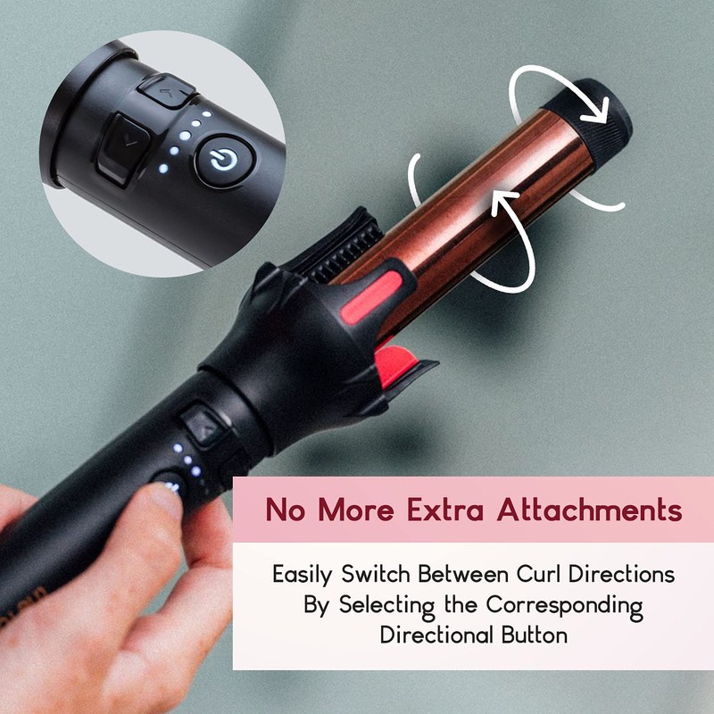 The Farrah Automatic Hair Curling Iron Wand 1 Inch