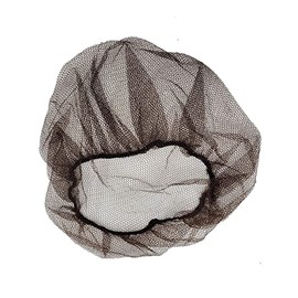 SAFEKO Disposable Honeycomb Nylon Hair Nets | Breathable | 1,000 Count [BROWN | 21”]