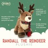 Plush Reindeer Stuffed Animal - Holiday Deer Characters with Antlers