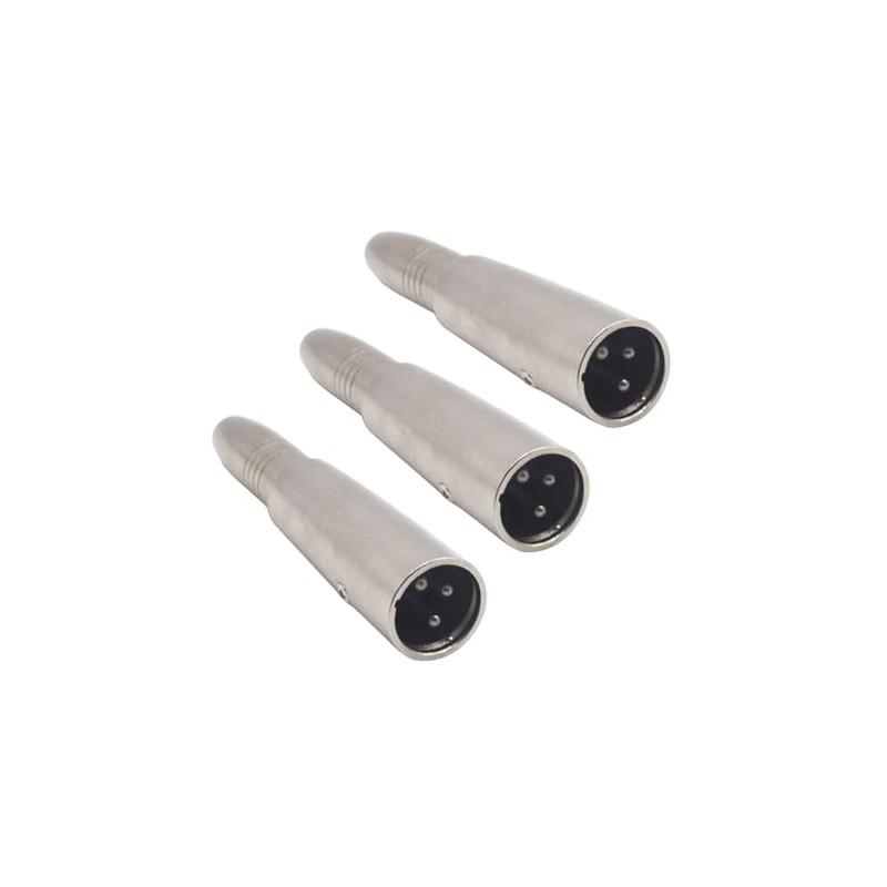 Devinal Male XLR to 1/4" female adapter, 3 Pin XLR