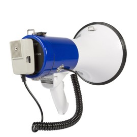 Ex-Pro® Handy Loud compact megaphone with built-in Siren, &Whistle, detachable Microphone