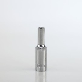 Heavy-Duty Drive Drive, 6mm 6-Point Impact Socket, Crafted from Chrome Vanadium Steel - Ideal Socket for Wrench/Drill/Driver, 1 PC