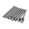 10 Pcs Rotary File Fast Chip Cutting Grinder Bit High