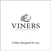 Viners Select Set of 4, 18/0 Stainless Steel Pastry Fork