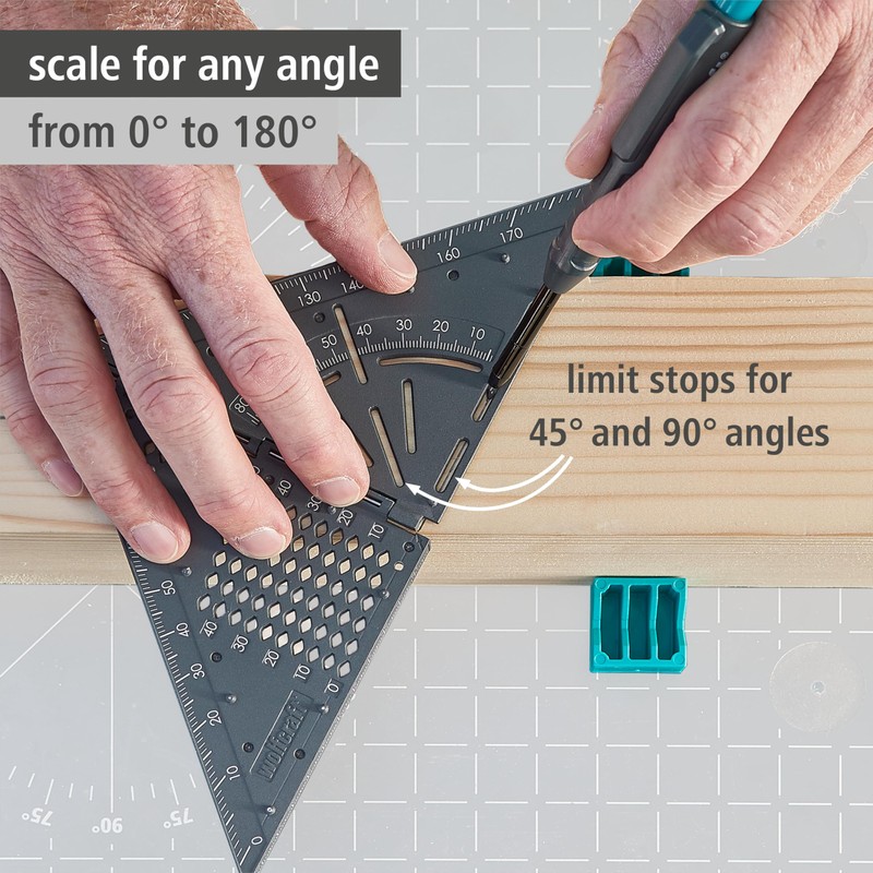 wolfcraft Vario 3D Measuring and Marking Angle I 5209000 I