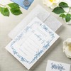30 Set Wedding Invitations With Envelopes and Rsvp Cards, Dusty